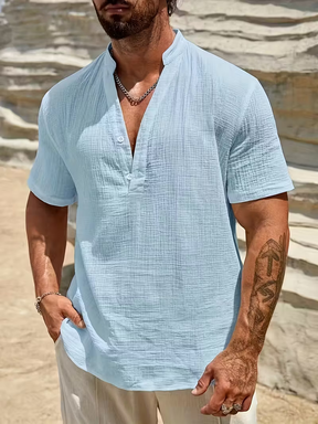 Camisa Henley Linho Coast