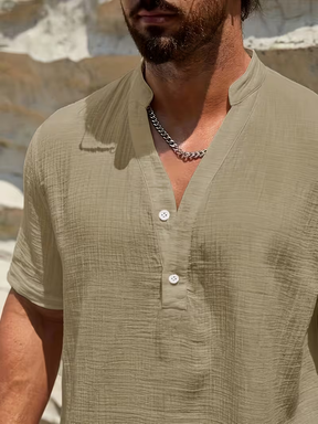 Camisa Henley Linho Coast